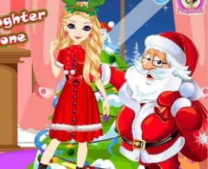 Santa's Daughter Holiday Puzzle Game