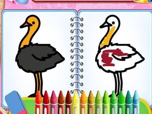 Coloring Birds Online Game - Fun Bird Coloring Game