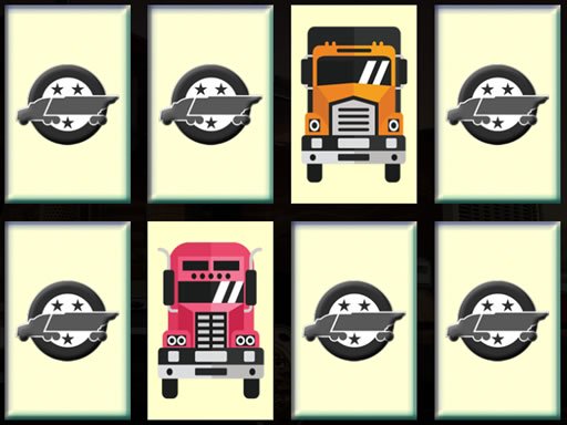 American Trucks Memory Puzzle Game