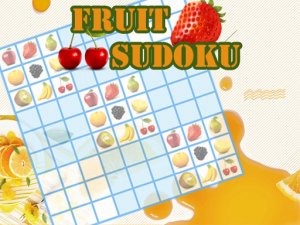 Fruit Sudoku Puzzle Game