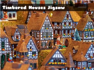 Timbered Homes Jigsaw Puzzle