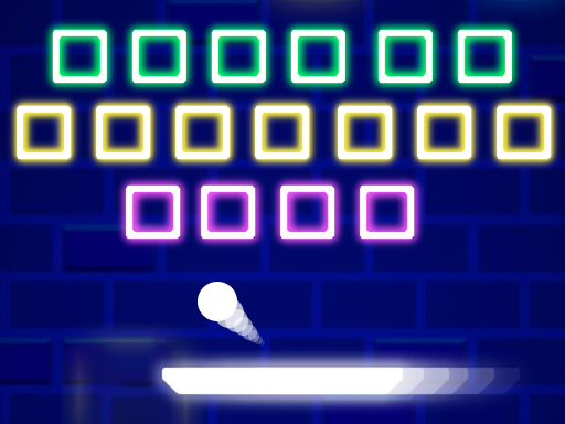 Glow Bricks Online Arcade Game