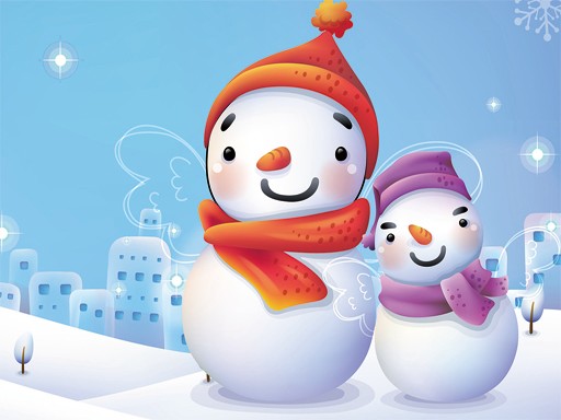 Snowman 2020 Puzzle Game