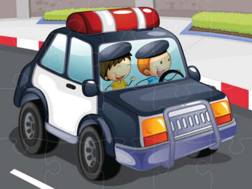 Police Cars Jigsaw Puzzle Game Online - Puzzle Game