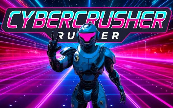 Cybercrusher Runner: Cyborg Ninja Mission - Online Runner Game