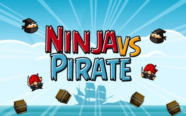 Ninja Vs Pirate: Physics Sports Challenge Online Arcade Game