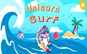 Magical Surfing Unicorn: Endless Ocean Dash