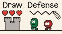 Draw Defense Online Puzzle Game