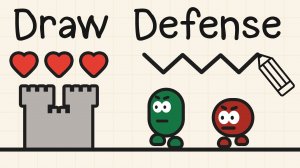 Draw Defense Online Puzzle Game