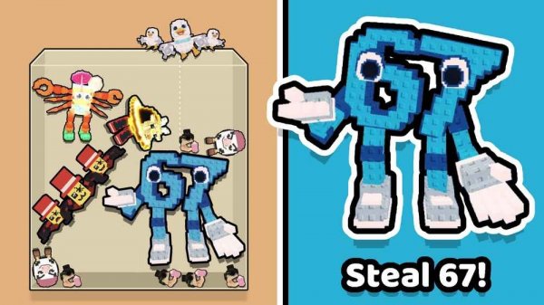 67 Steal a Brainrot Merge Puzzle Game