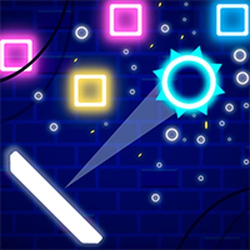 Neon Bricks Arcade Breakout Game - Arcade Game